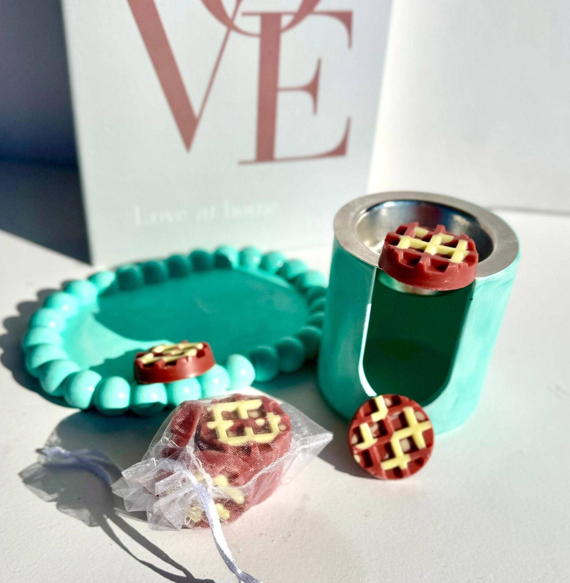 PACK QUEMADOR, BANDEJA Y WAX MELTS - 2